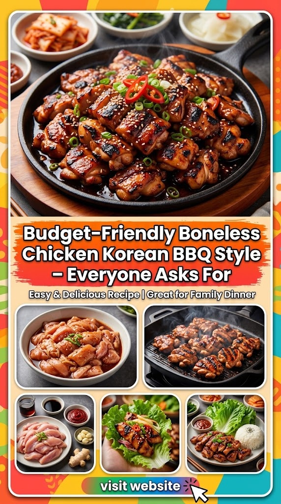 Budget-Friendly Boneless Chicken Korean BBQ Style – Everyone Asks For